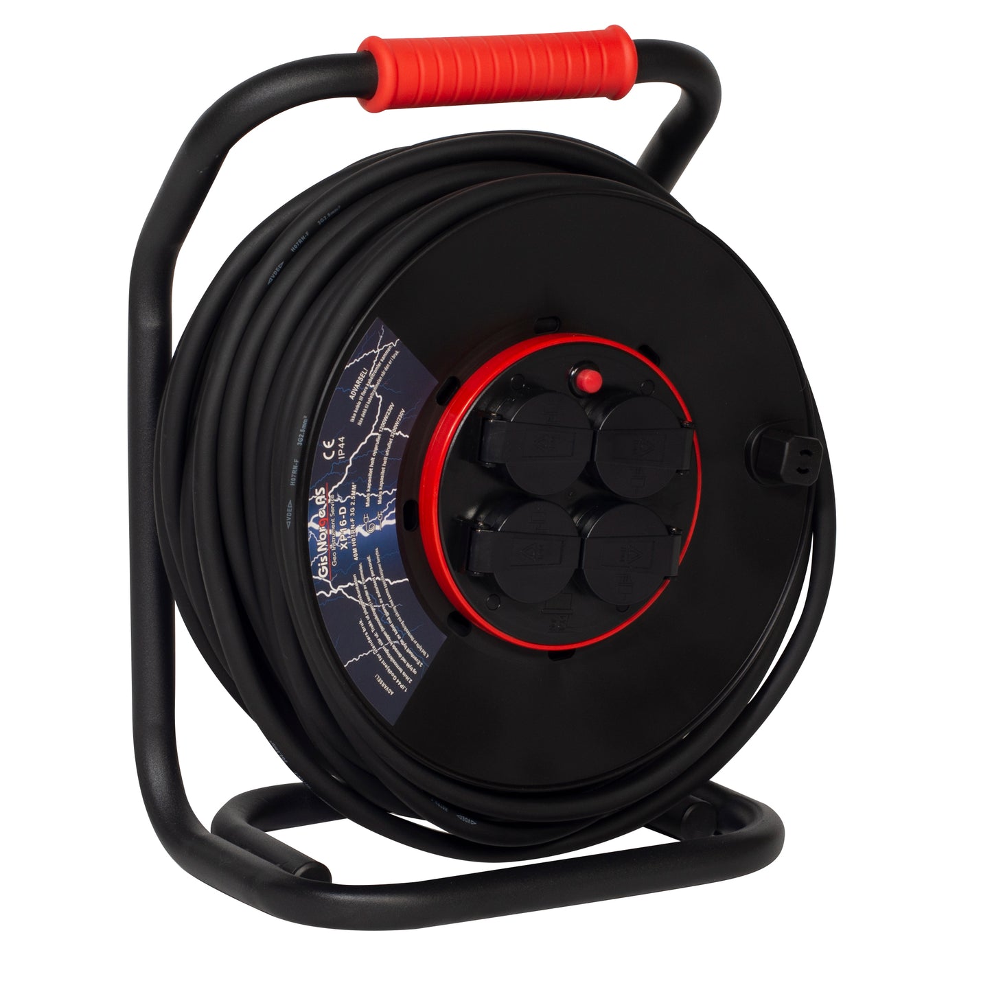 Kabeltrommel 40m 2,5mm2 fast nav/anti-twist