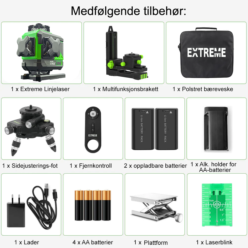 Extreme 360G Pro G4 Linjelaser