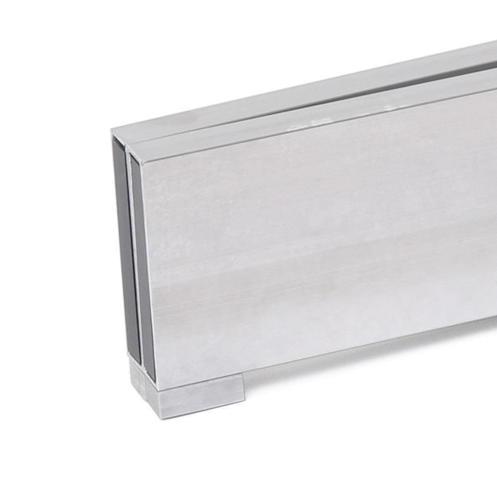 2 m, 2-delt rettholt med 12,5 mm høydeklosser og libelle