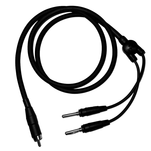 Kabel med bananplugg til Tramex hammerelektrode